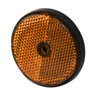 Catadioptre rond orange à visser